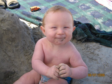 Having Fun in the sand