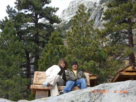 Me and my son Colton at Lake Tahoe