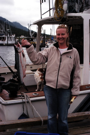 Salmon fishing in Alaska 7/06