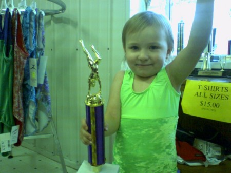 My little gymnast!