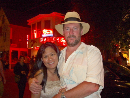 Priscilla & I at Cape Cod, Aug. 2006