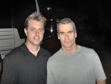 me with henry rollins after his show"Provoked"