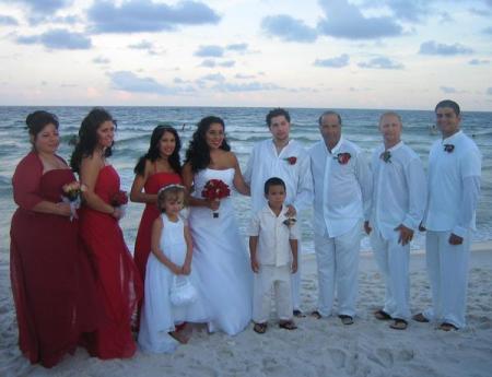 My beach wedding