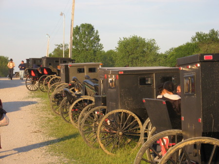 Amish town in Indiana