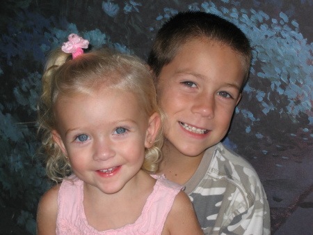 Alyssa 2yrs and Justin 7 yrs