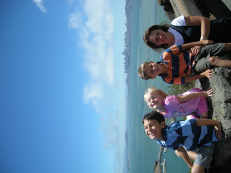 My wife and kids in San Francisco