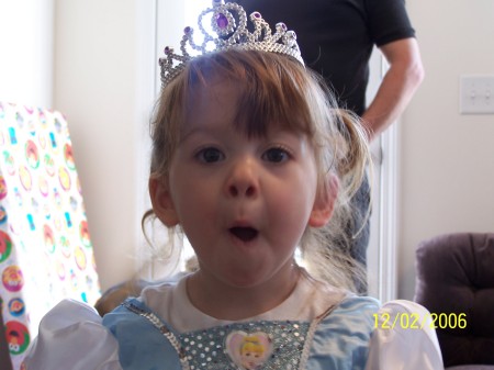 My princess on her 3rd birthday