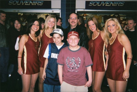 CAVS Girls.......My son , his friend and me!!!!