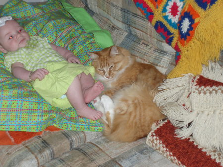 Emma and Sammy Cat