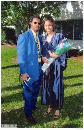 Me and my youngest on her graduation day 2006