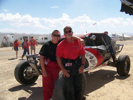 My co-driver Grant & I at the Score Primm 300 9/07