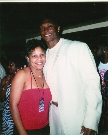 Me & Eddie George of the (Tennessee Titan no.'27') In Nashville May "01"....