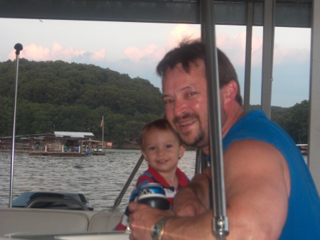 Buddy and I at the lake.  Summer 2006