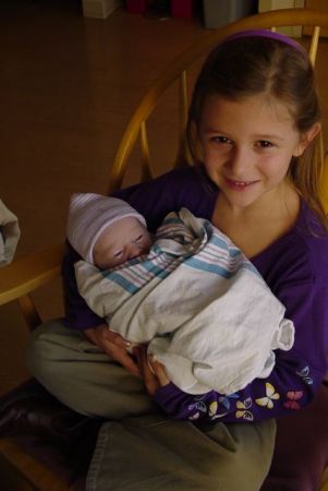 Nathalie with Baby Brother