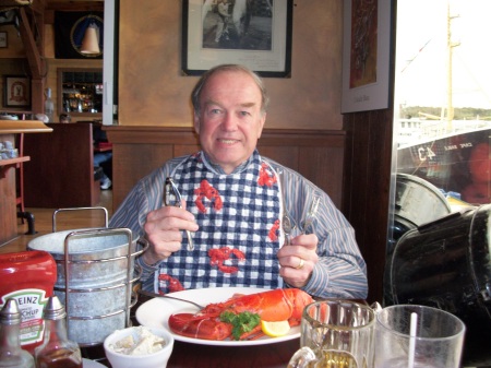 Larry - lunch - lobster - Lunenberg