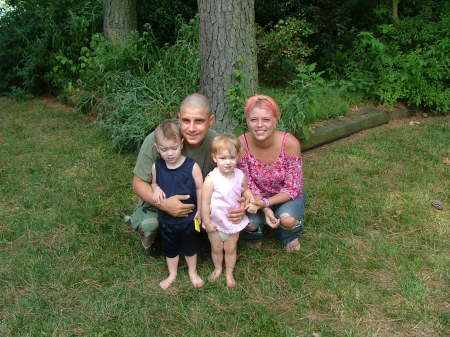 Tricia and Zach and our little angels...