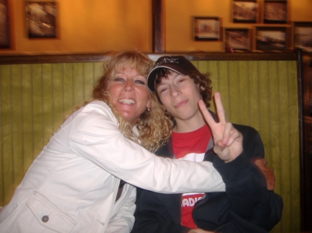 My Son and I on Mother's Day 2006