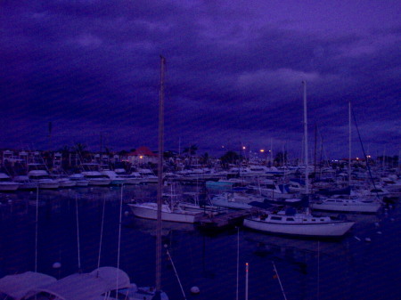 The marina just north of Kona on the Big Island