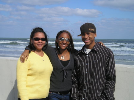 My family and I in Daytona Beach, FL.