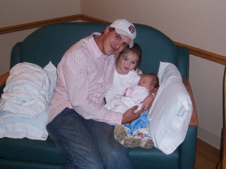 Bryce and his baby girls!