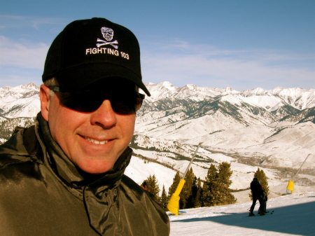 Skiing w/ brother,Bruce Hickman,Sun Valley ID