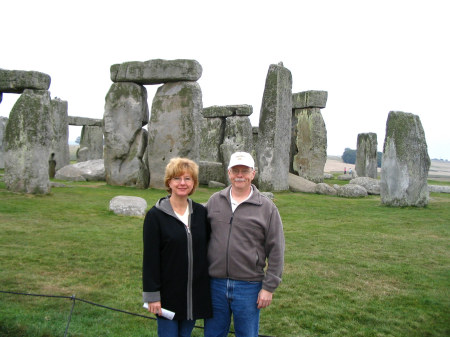 Linda and Mike at Stonehenge, 2005