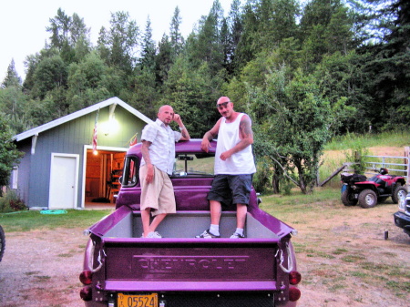 my brother and i with my 51' chevy