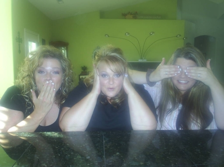 Me and my sisters being goofy for my birthday!!!