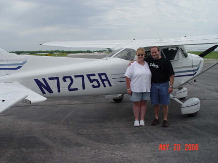 Mark and I  May 2006 his 10 yr Seniority Flight