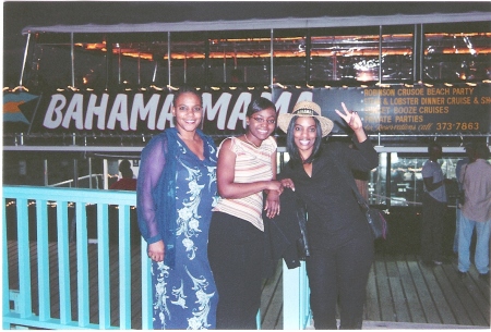 Me and my sisters in the Bahamas