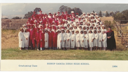 Class of 1984 picture: Bishop Garcia Diego H.S.