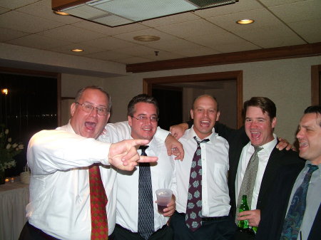 Pete Boden's Wedding - with other HHS alumns...