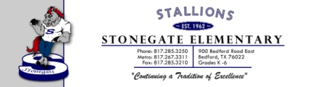 Stonegate Elementary School Logo Photo Album