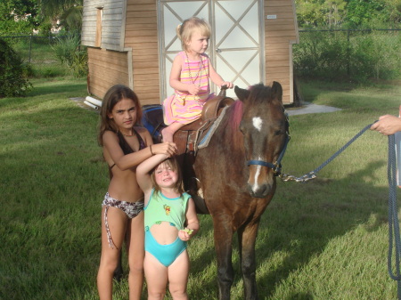 My 3 girls at a birthday party