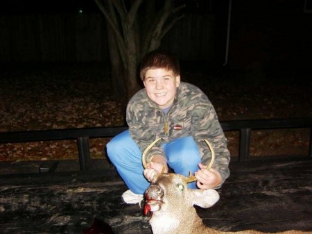 Timmys 1st deer with dads help