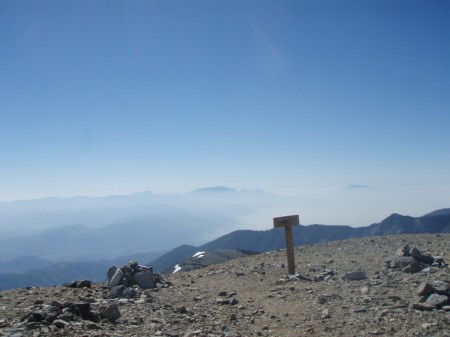 Top of Mount Baldy