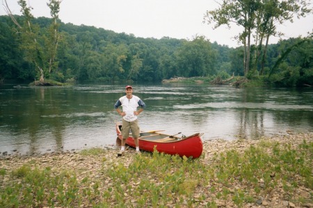 Fishing in the James River circa 2000