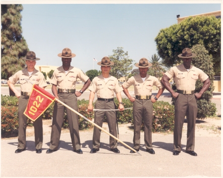 USMC Drill Instructors.