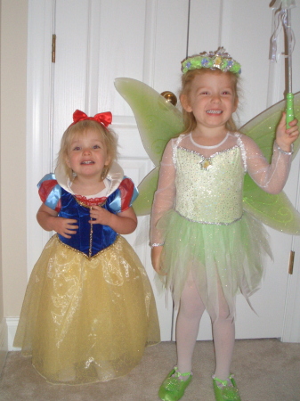 My girls all dressed up for Halloween!