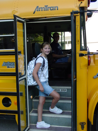 Lauren's 1st day of 5th grade