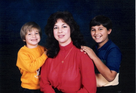 With my sons - 1987