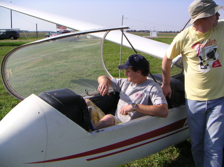 Adam in a glider