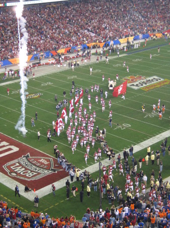  I saw the Sooners in the Fiesta Bowl!! - Didn't turn out as I had hoped.  :-(