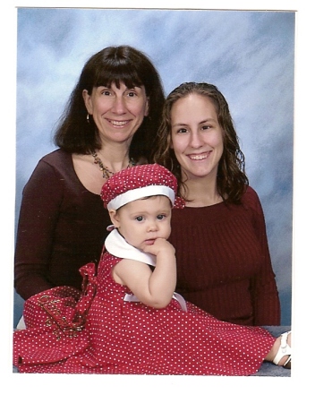 Kathy, Sarah (daughter), Victoria (granddaughter)