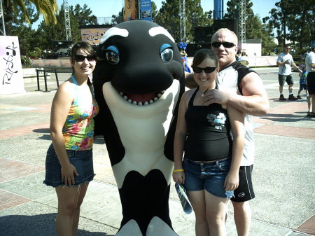 Girls & their dad (he passed away August 2005)