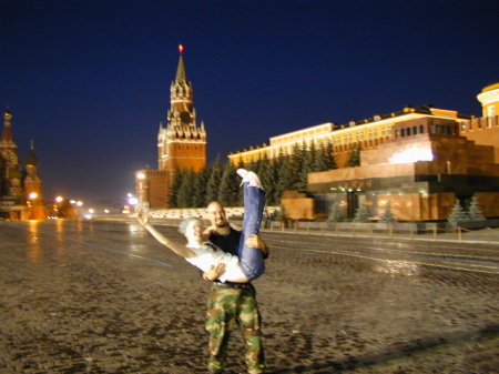 Me and Shirley Manson July 4, 2001 RED SQUARE, MOSCOW