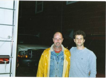 Kirk Cameron and me on set of "Left Behind"