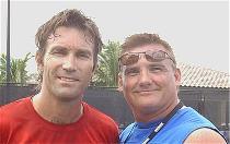 Steve with Wimbledon Champ Pat Cash 2006