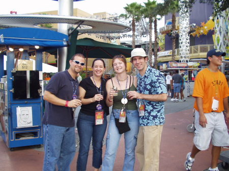 Charles, Melissa, Kelly & Greg at Beer Fest 2003