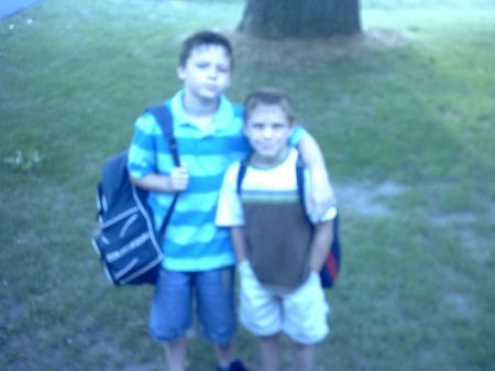 first day back at school 2007